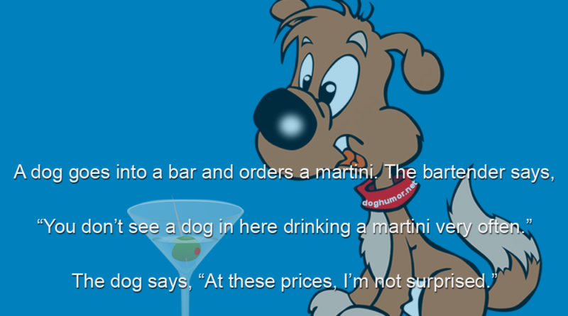 A Dog Goes Into a Bar - Dog humor