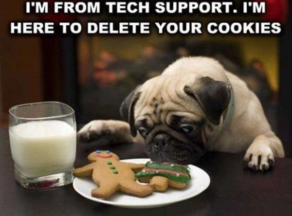 I'm From Tech Support - Dog humor